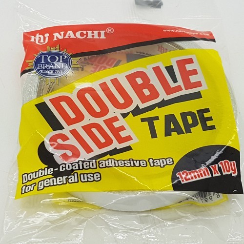 

Double Tape / Isolasi Dua Sisi / Selotip 1/2 inch - Nachi Tape