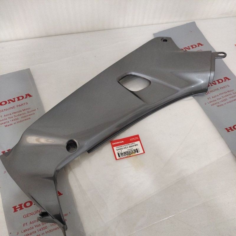 Cover Tebeng Sayap Leksil Legshield Dalam KANAN Honda Supra X lama old ORIGINAL 64400-KEV-880FMN 12P