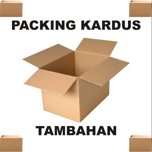 

tambahan packing kardus biar paket semakin amaan