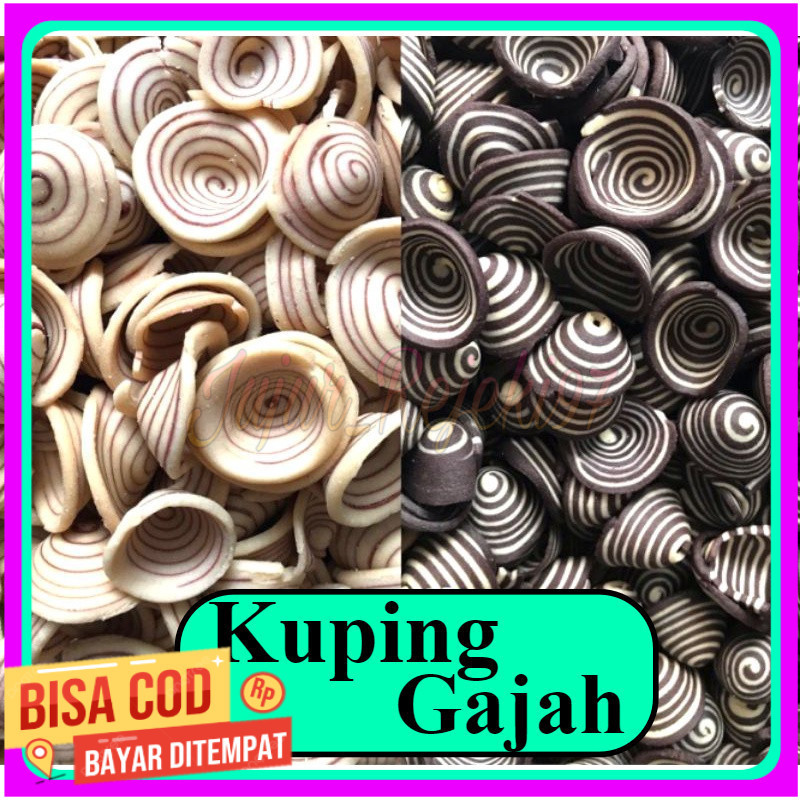 

1kg kuping gajah cream/ hitam