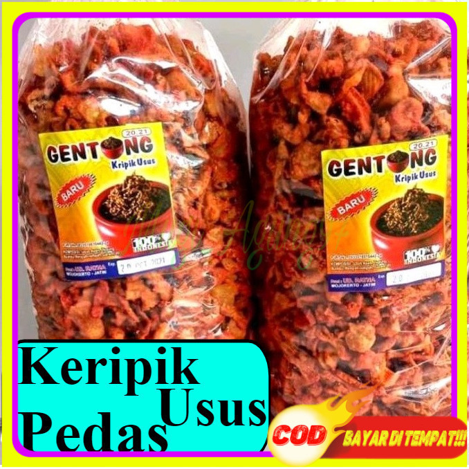

keripik usus pedas daun jeruk crispy 1kg