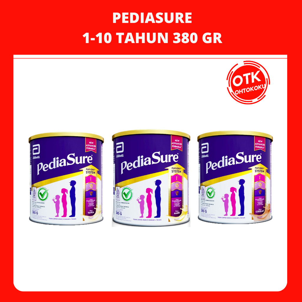 

Pediasure 380 gr Susu Pertumbuhan Usia 1-10 Tahun