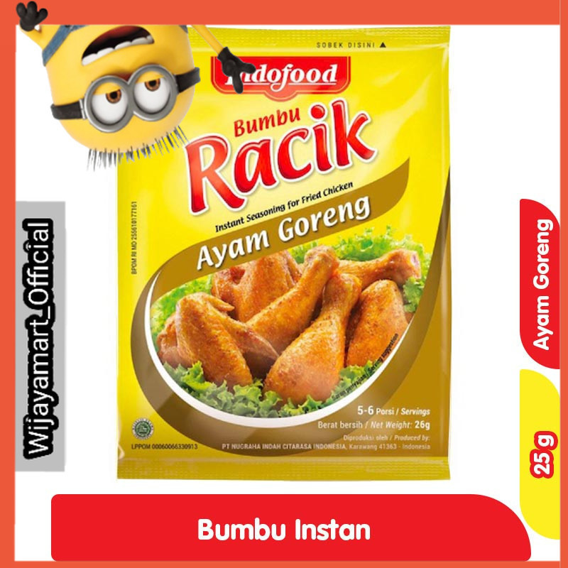

Indofood Racik Bumbu Instan Ayam Goreng 25 g