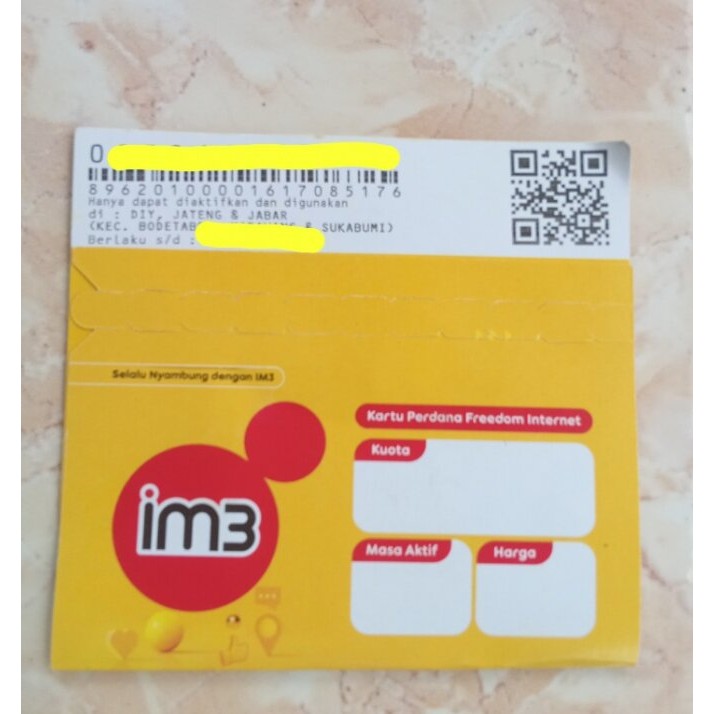 

KARTU PERDANA INDOSAT REGULER SEGEL NASIONAL