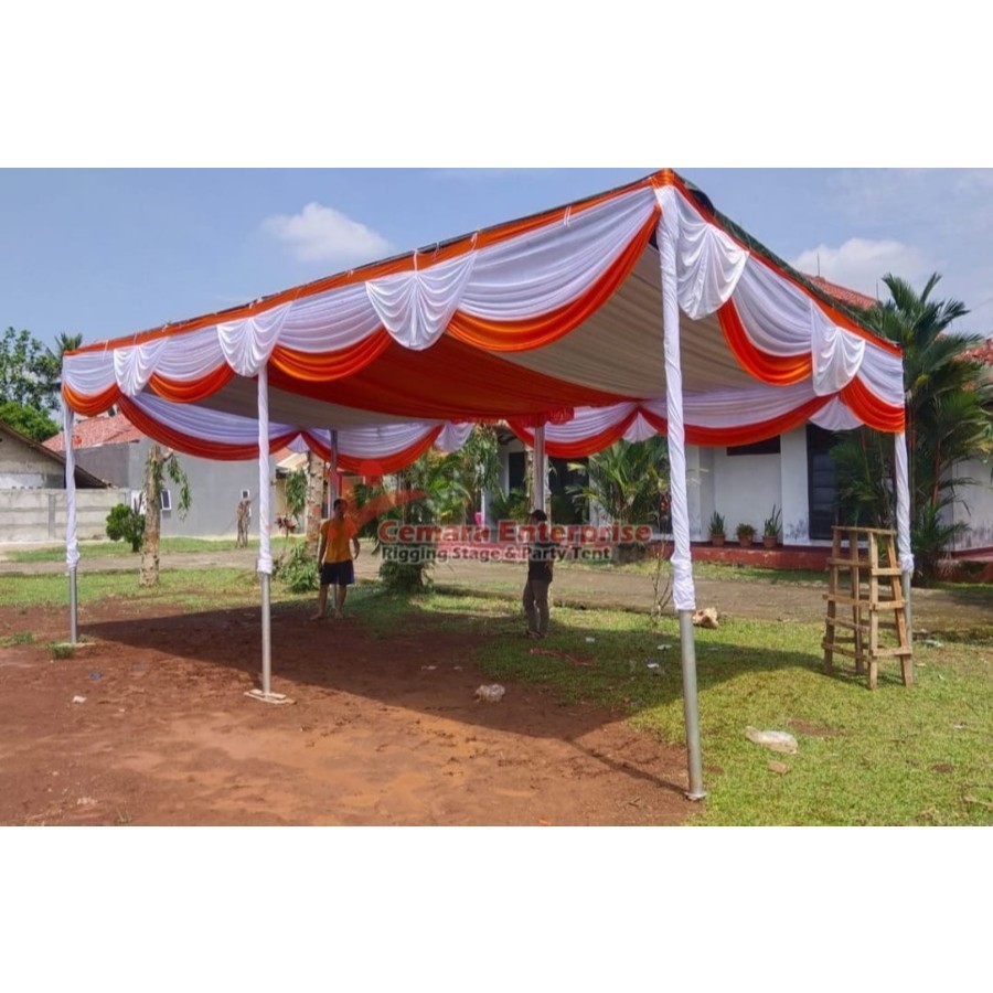 tenda pesta 6x8, tenda lingkungan 6x8, tenda serbaguna 6x8, tenda acara 6x8