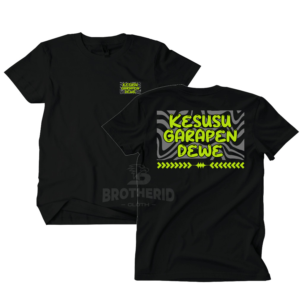 Kaos Kesusu Garapen Dewe Baju Kata Kata Jawa Viral Lucu Katun combed 30s