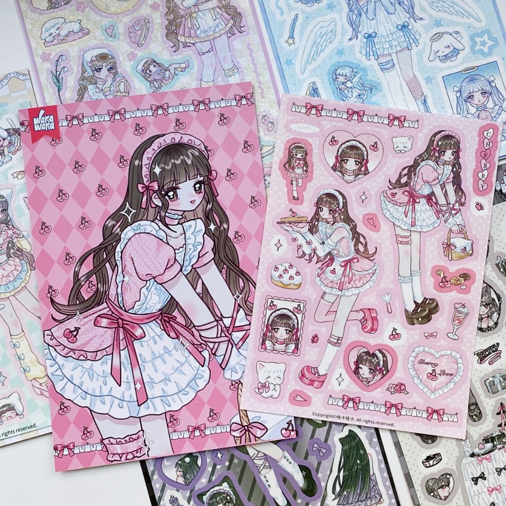 

Stationery Decal Sticker Korean Deco Sticker for Scrapbooking DIY Phone Luggage Motorcycle Laptop Suitcase Flakes Idol Card