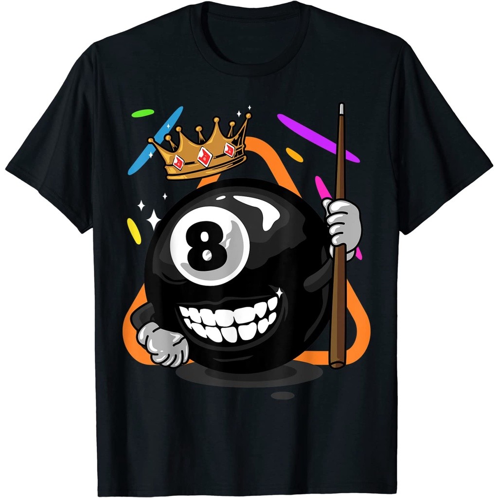 RH Baju Kaos Dewasa Billiard 8 Ball Pool Pakaian Atasan Fashion Pria Wanita Cowok Laki Distro Murah 