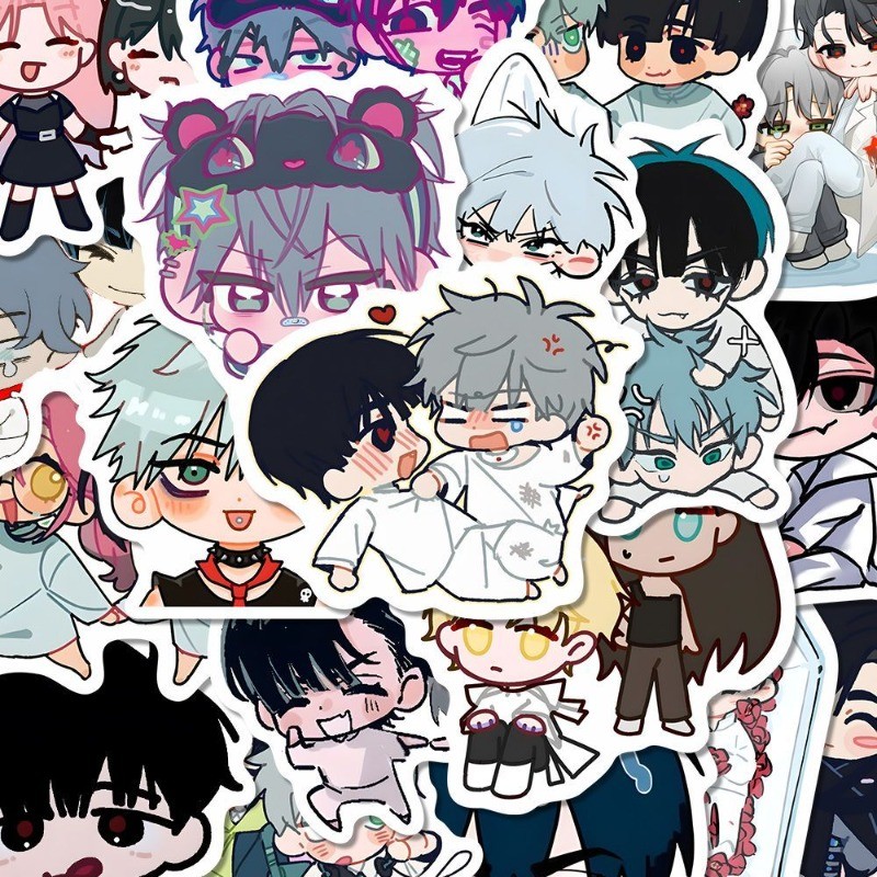 

Alien Stage Anime Stickers Ivan Till Kawaii Sticker Childrens Stationery Student Message Collection Gift Waterproof Diy Laptop