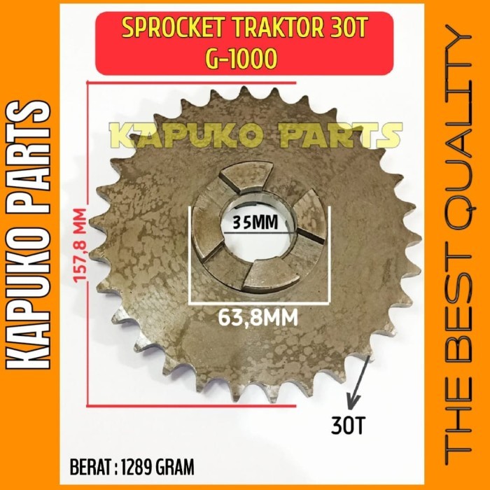 SPROCKET TRAKTOR G1000 30 GIGI COD