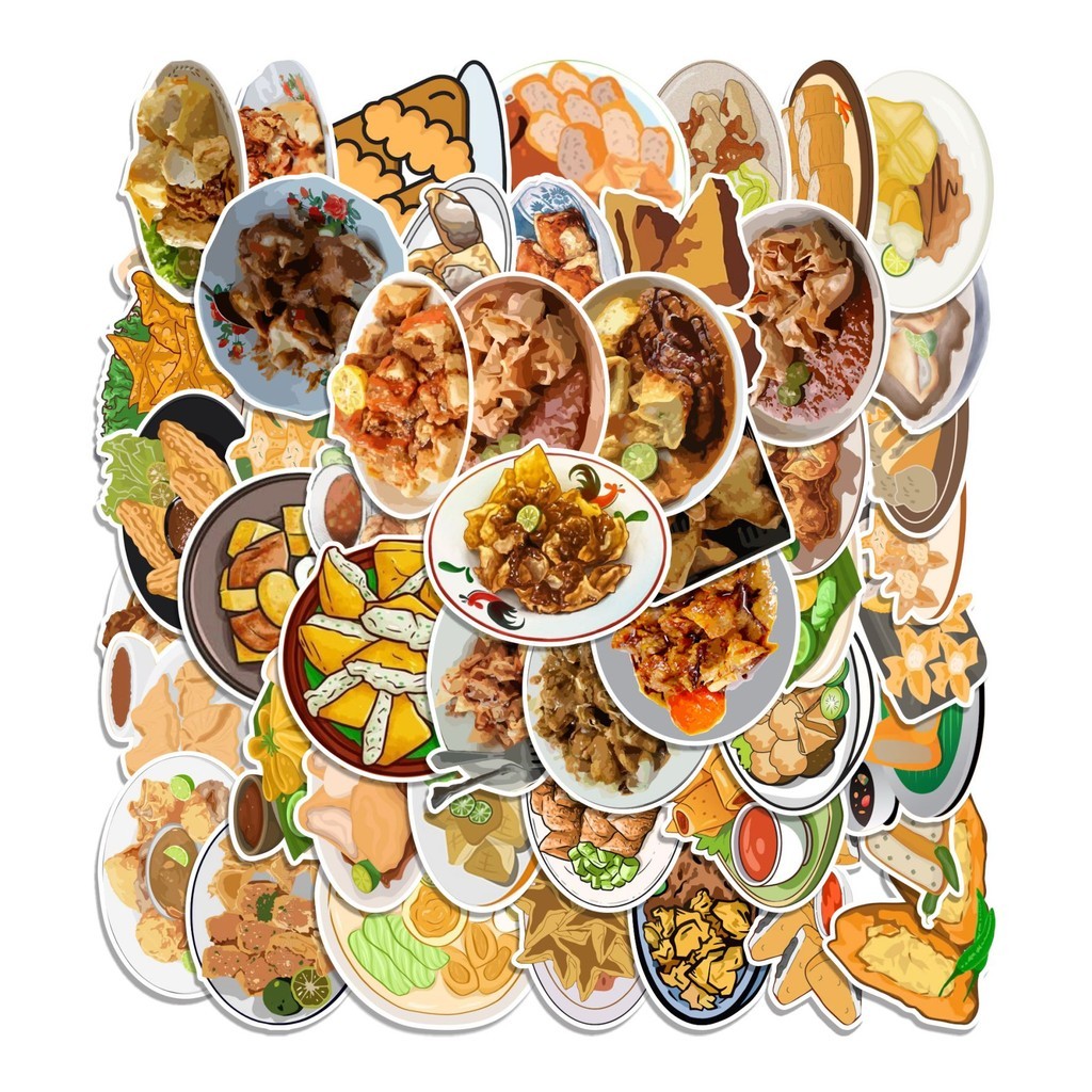 

COD 50 Pcs Stiker BATAGOR CARTOON Lucu Anti Air Untuk Dekorasi Notebook Sepeda Skateboard Handphone