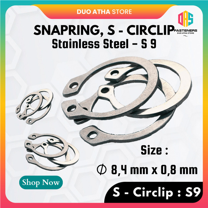 Snapring Stainless S9 Snap ring S9 Stainless Steel