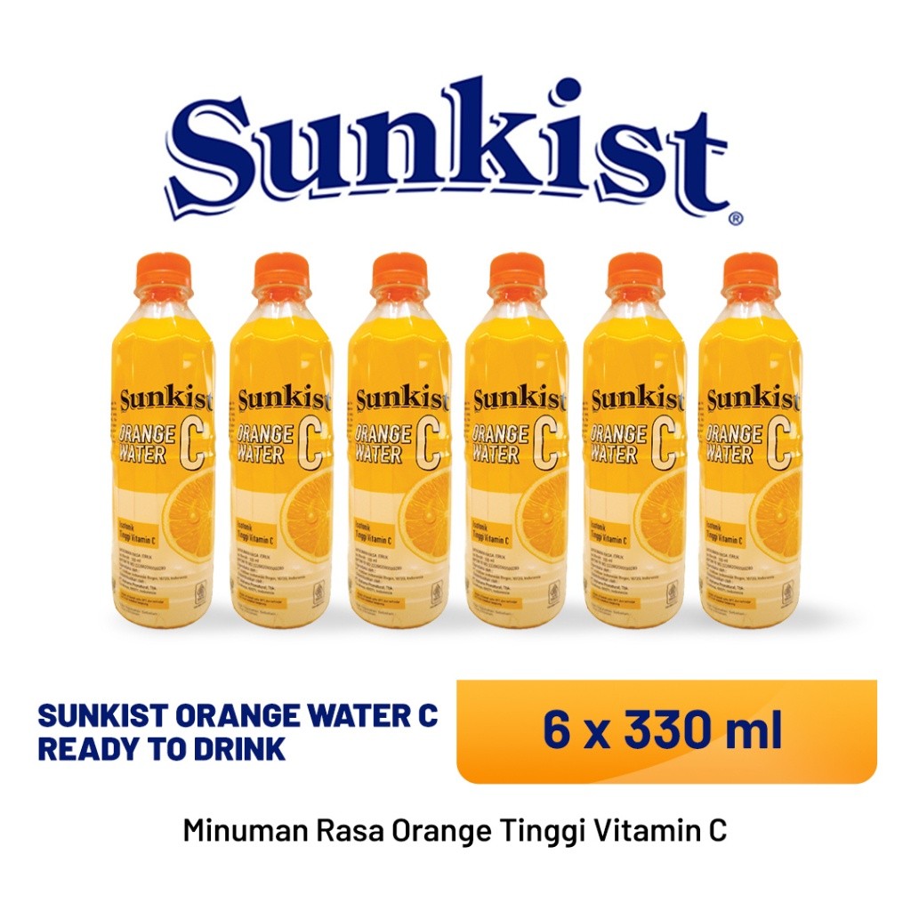 

Sunkist Orange Water C Ready To Drink (6x 330 ml)