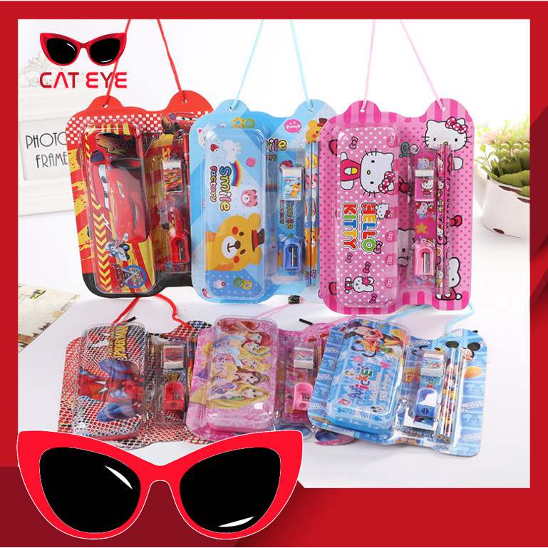 

PROMO - S6139 Set Alat Tulis 6 in 1 / Stationery Set Souvenir Anak / Paket Alat Tulis Sekolah / Fancy Set Anak Motif Karakter Lucu