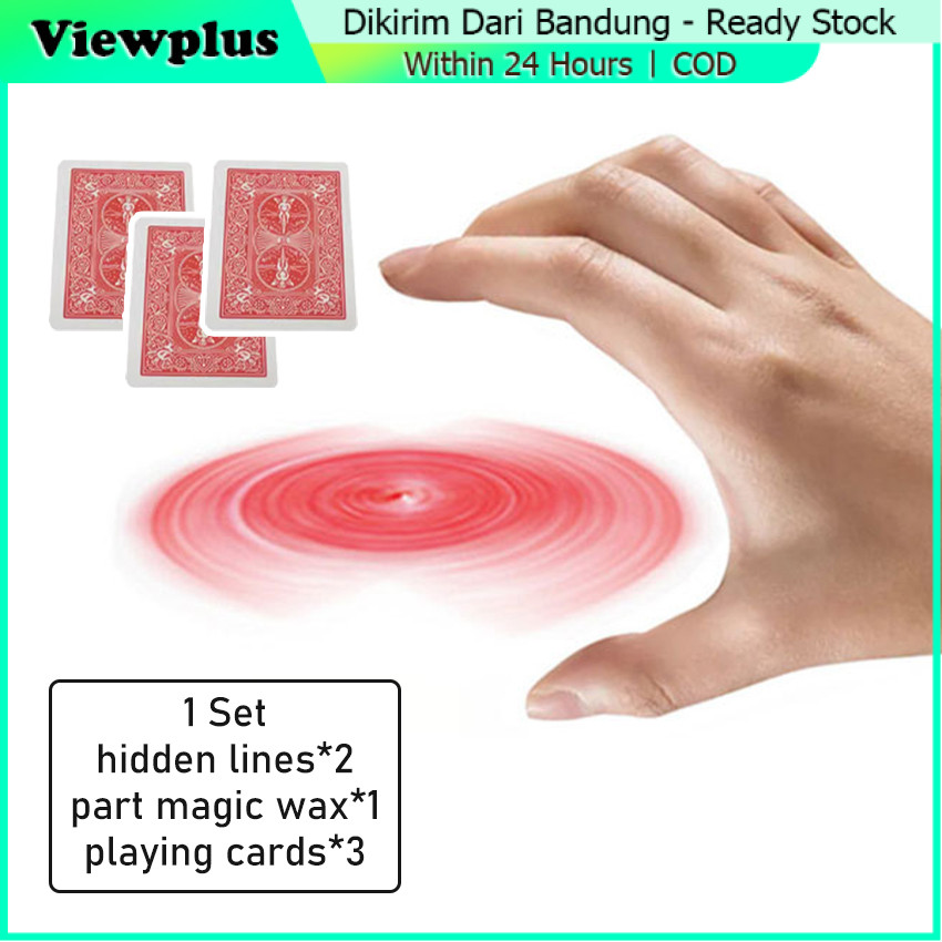 Kartu Sulap Remi Kartu Ufo Terbang Trik Sulap Mainan Putar Melayang Magic Flying Card Toys