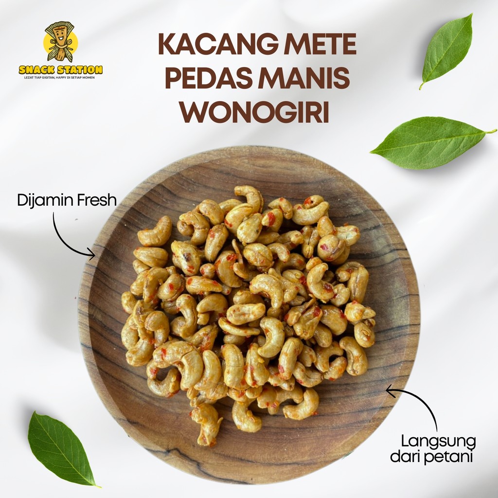 

Kacang Mete Pedas Manis Mete Matang Kualitas Premium - 500 gr