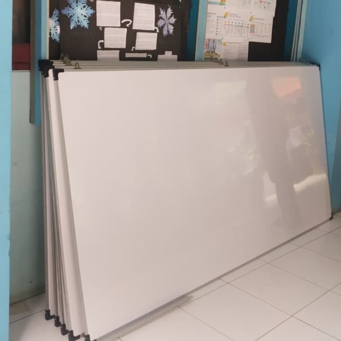 

Whiteboard kantor 120 x 240 cm papan tulis kantor 240 x 120 cm