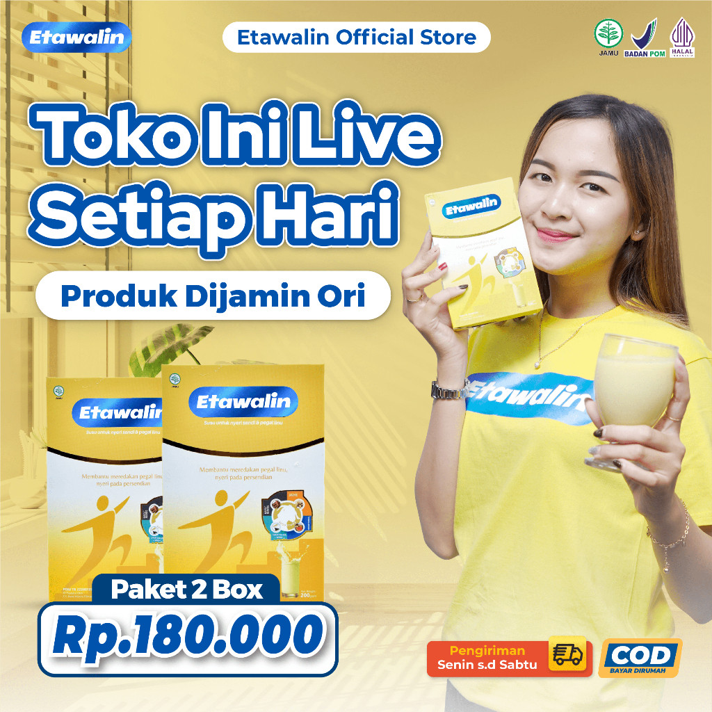 

Etawalin Susu Kambing Etawa Solusi Asam Urat Dan Nyeri Sendi Official 2 Box