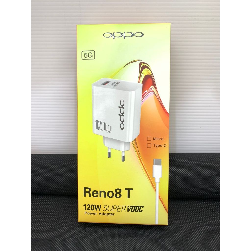 ADAPTOR CASAN CHARGER OPPO 120W TYPE C ORIGINAL VOOC FAST CHARGING   OPPO TIPE C RENO 8  RENO 10 ORI