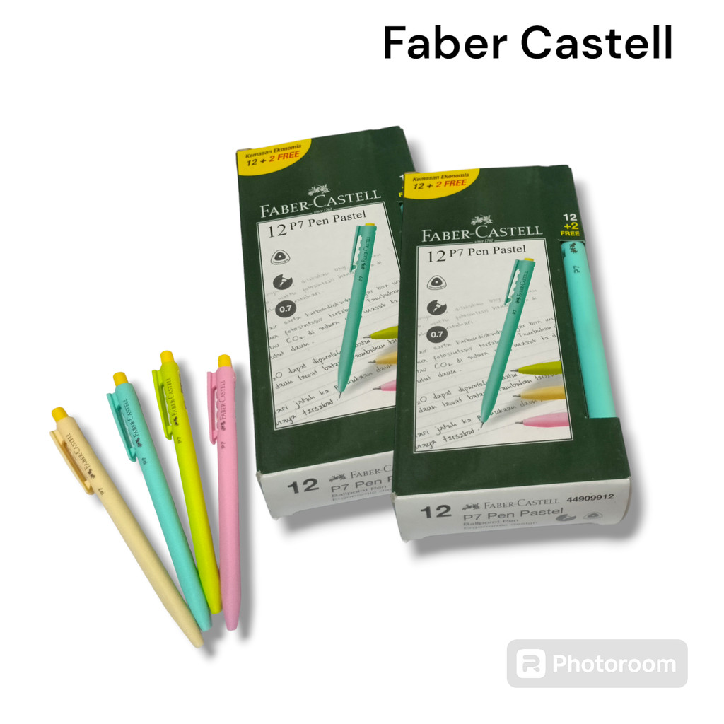 

pulpen / bolpoin Faber Castell pen pastel isi 12