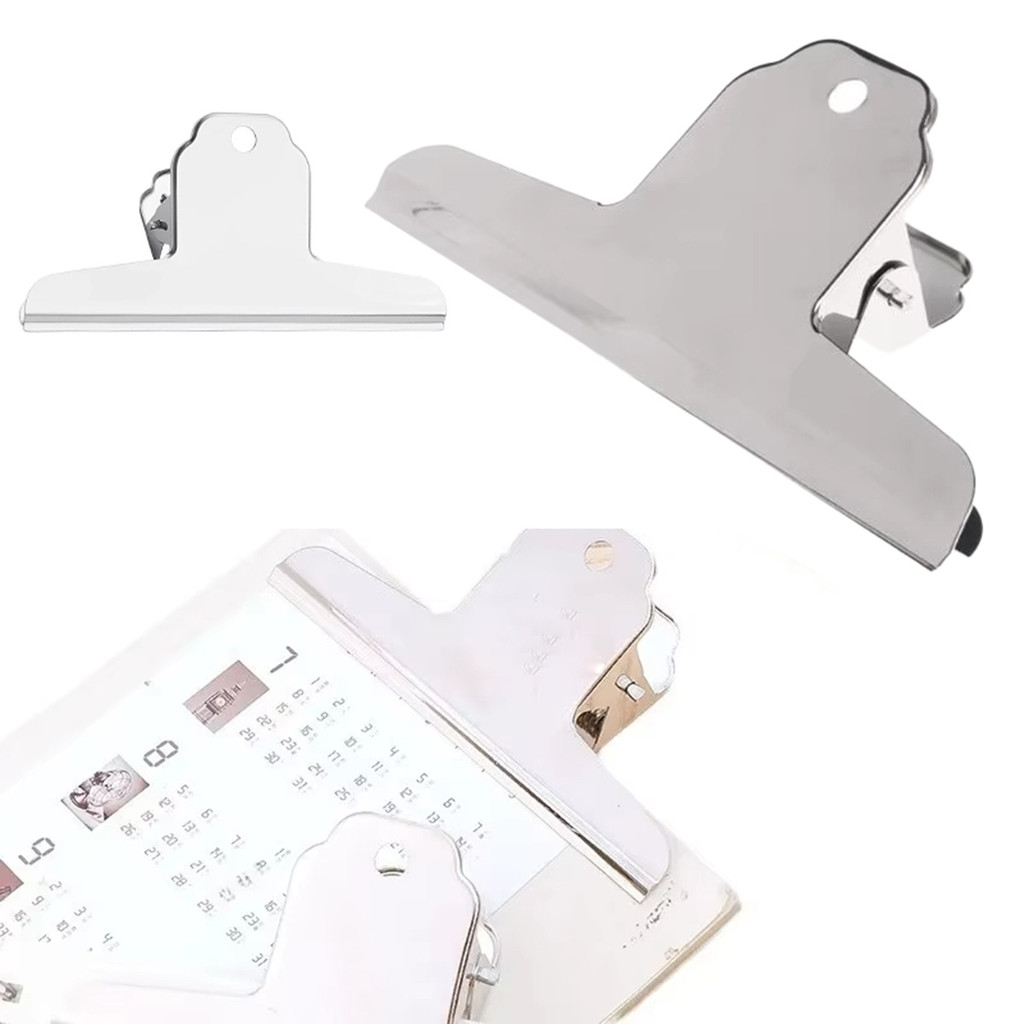 

Jepitan Kertas / Klip /Penjepit / Paper / Bulldog Clip 75/145 mm Clip Klip Silver Klip Alat Tulis multifungsi