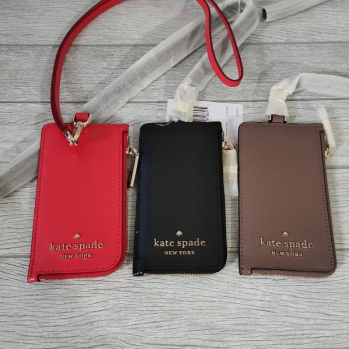 

Kate spade lanyard leather - Hitam