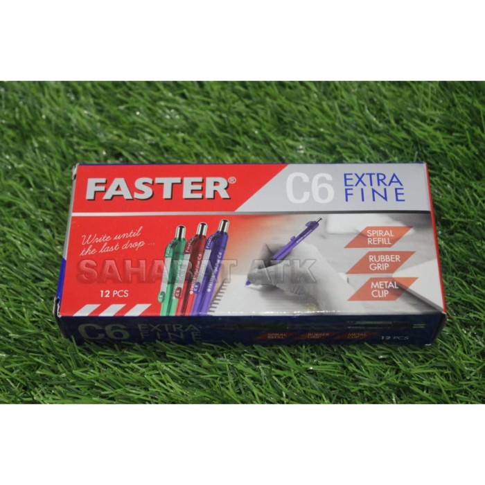 

FASTER PEN C6 / FASTER PEN MURAH / PULPEN MURAH - Biru