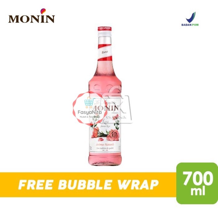 

Rose Syrup Monin / Sirup Monin [Botol 700 ml] - FasyAnita Mart Denpasar