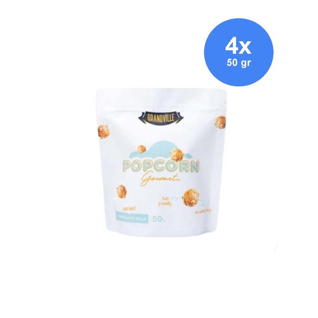 

Grandville Gourmet Popcorn Hokkaido Milk 50 gr x 4