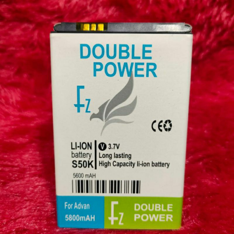 Bt Baterai Advan S50K batrei batre Dobel power fz Advan S50K