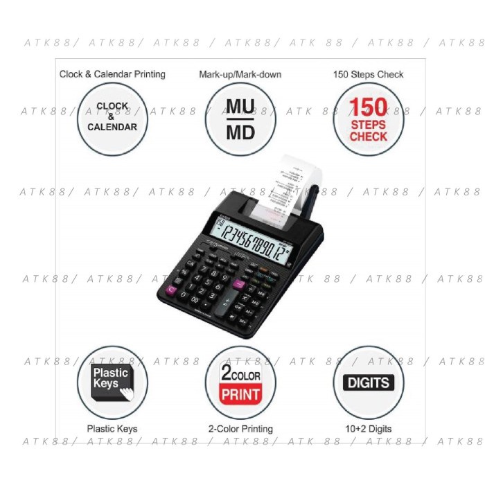 

KALKULATOR CASIO HR-100RC calculator printing