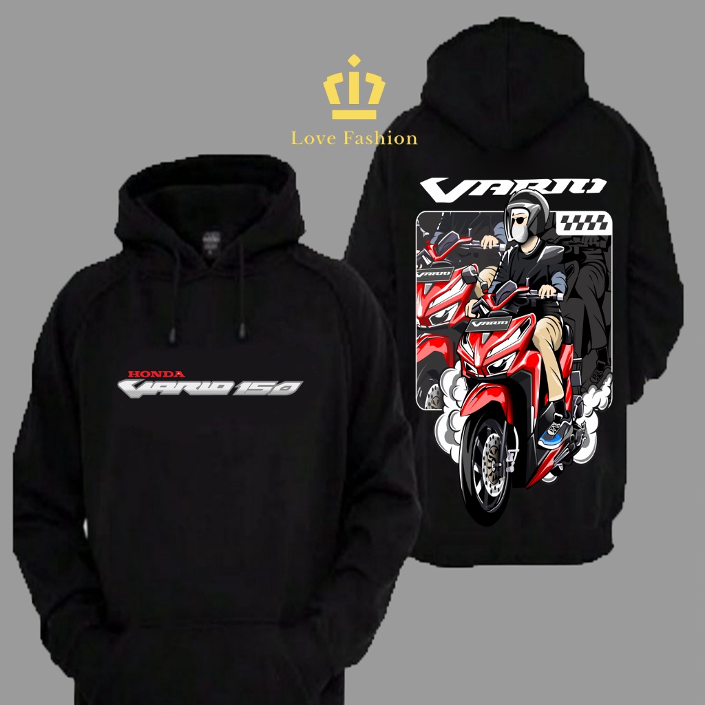 Sweater Hoodie Distro Motor Honda Vario 150 Matic Advanture Premium Terbaru