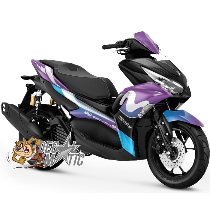 Decal Aerox Full body Stiker Aerox 155 NVX OLD/NEW Movistar