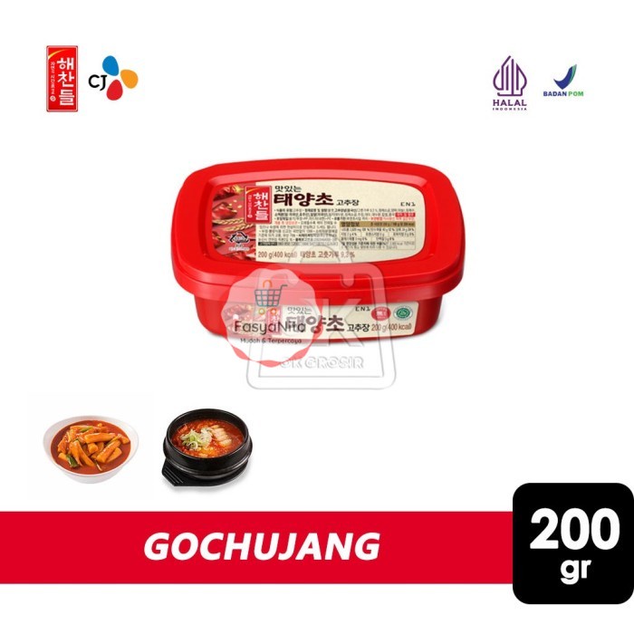 

Saus Gochujang Halal CJ Haechandle Hot Pepper Pasta Cabai Korea (200g) - FasyAnita Mart Denpasar