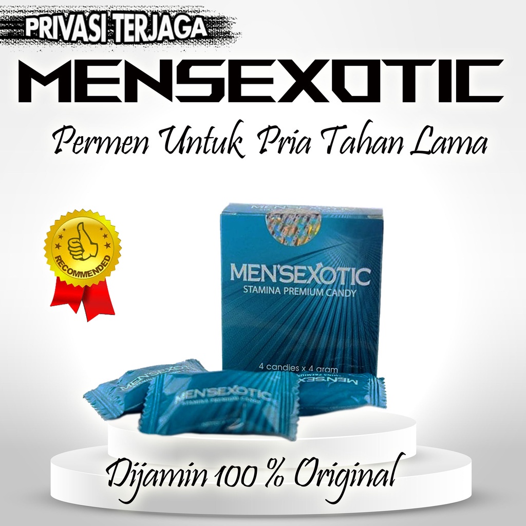 PERMEN KUAT CANDY STAMINA PRIA ISI 4 - PENAMBAH STAMINA Men SeXotic MENSEXOTIC ASLI ORIGINAL (HS)