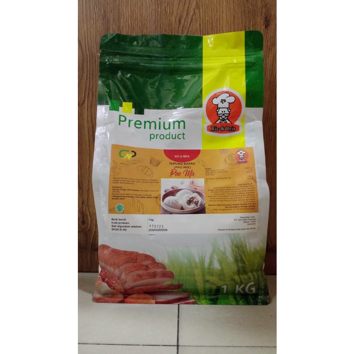 

Bisa COD Murmer TEPUNG PAO PREMIX RIC & BRIS 1KG