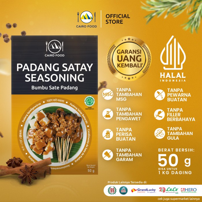 

Produk Terbaru MurMer Bumbu Sate Padang - Cairo Food