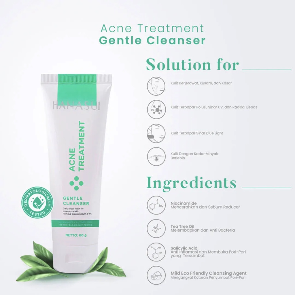 Hanasui Acne Treatment Gentle Cleanser