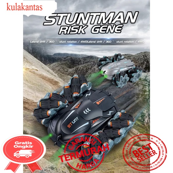 TERMURAH Mainan Anak RC Stunt Elves Stunt Car Drift mutar 360 derajat