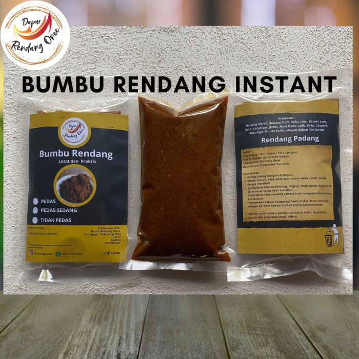 

MurMer Bumbu Masak Rendang Padang Asli - Tidak Pedas