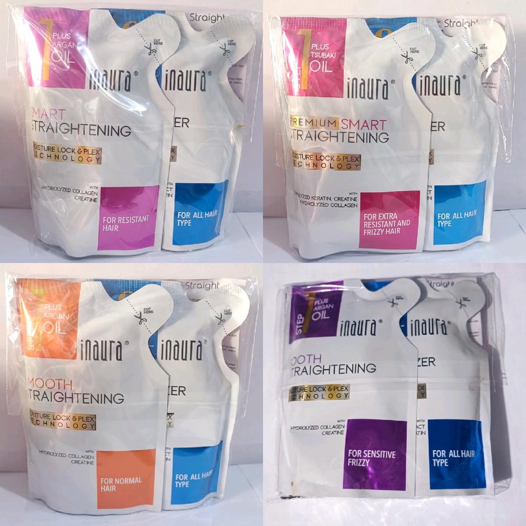 Inaura Magic Straight Smoothing Keratin System / Obat Smoothing Inaura / Pelurus Rambut Inaura Step 