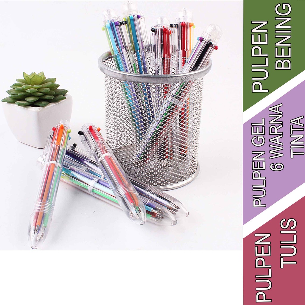 

Pen 0.5mm - Pulpen Gel Bening - Pulpen Transparan