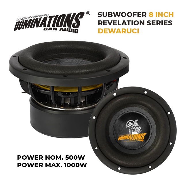 Speaker Subwoofer 8″ inch Dominations Dewaruci