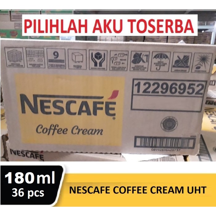 

Nescafe Coffee Cream UHT / Kopi Kotak Instan - (1 dus isi 36 @200ml)