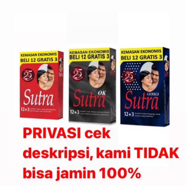 SUTRA KONDOM PENGAMAN GERIGI HITAM OK SUTRA PLUS MERAH