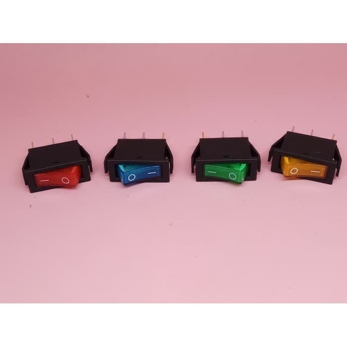 Saklar Switch Medium (ON-OFF) + Lampu DC,.Saklar Switch Medium (ON-OFF) + Lampu DC