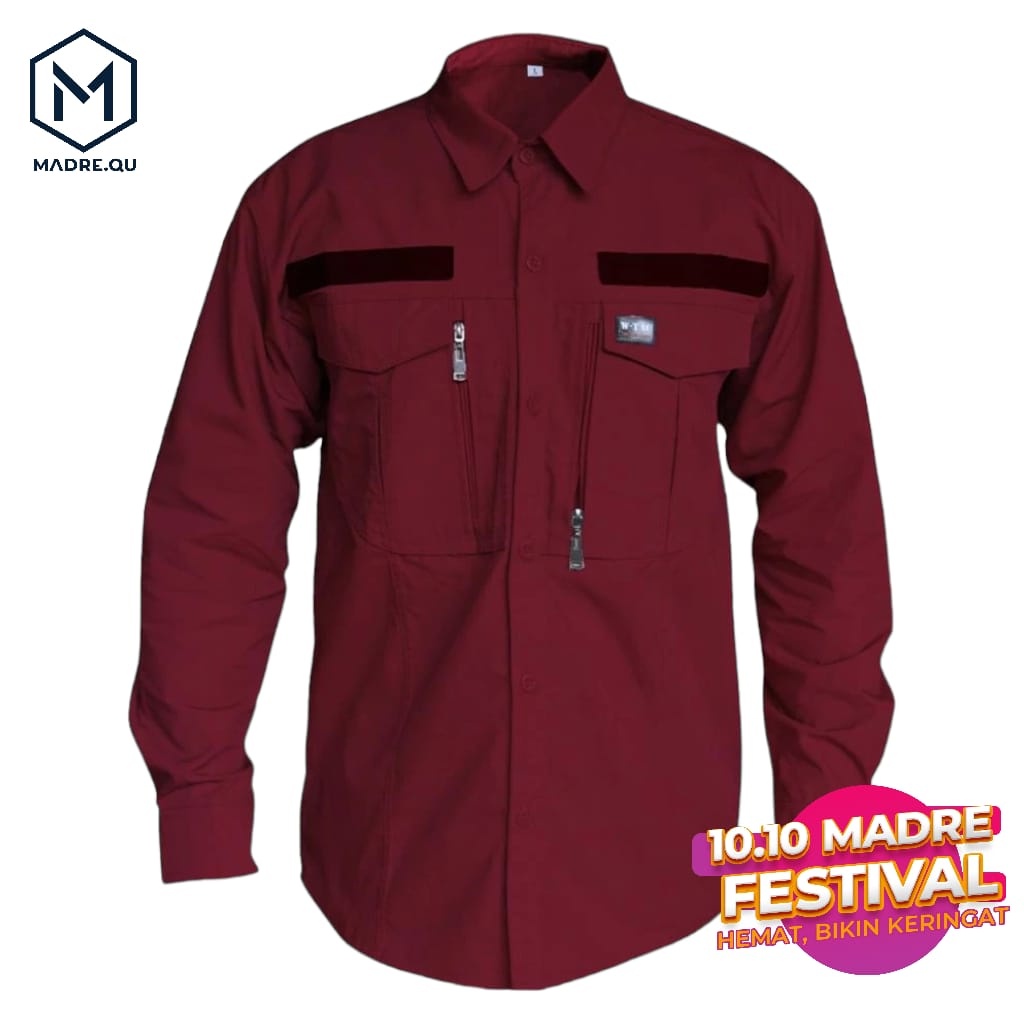 Kemeja Tactical PDL Lapangan Outdoor Baju Taktikal Komunitas Kerja