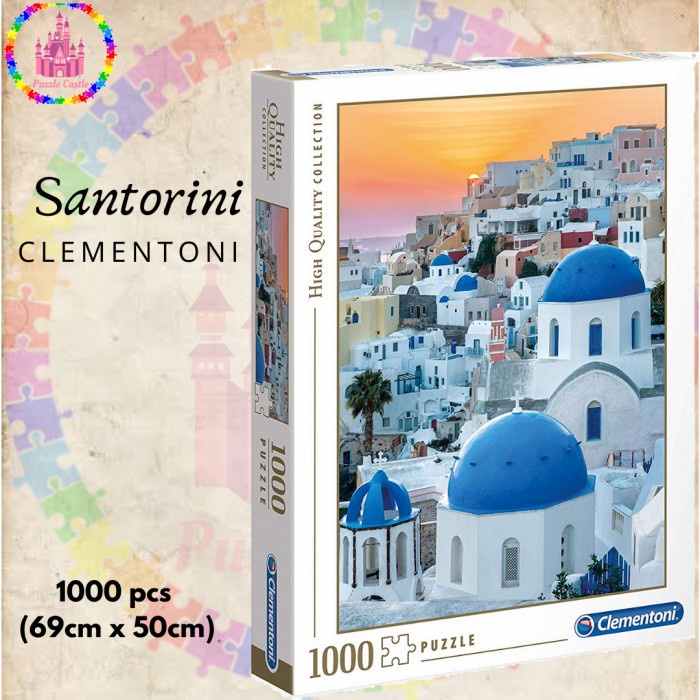 Clementoni Santorini 1000 pcs Jigsaw Puzzle