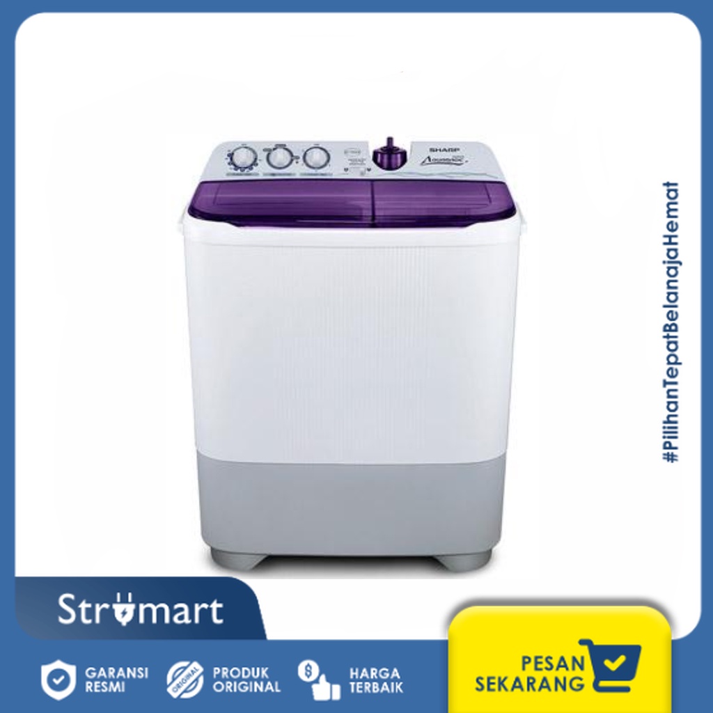 MESIN CUCI 2 TABUNG SHARP ES-T95CR