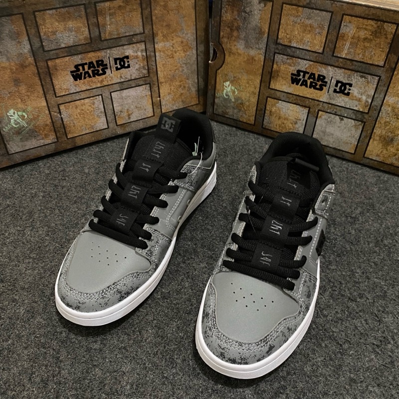 Sepatu DC x Starwars Sw Manteca Black Silver Original